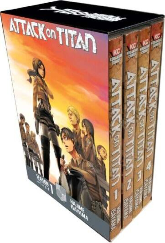 Attack On Titan Season 1 Part 1 Manga Box Set av Hajime Isayama