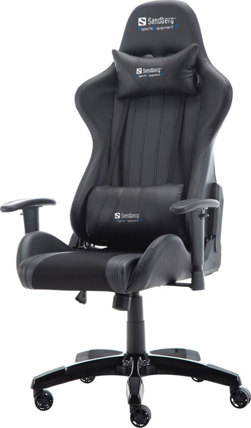 Commander Gaming Chair Black Kontorstol - PU-lær - Opptil 150 kg