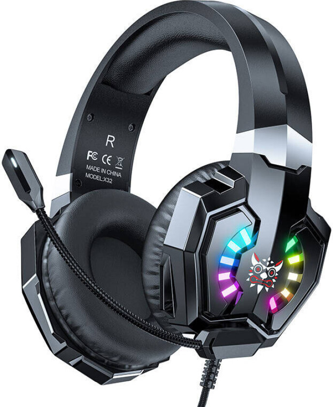 X32 RGB gaming headphones black