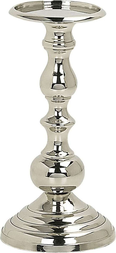 Lysestake Sølv Metall 24 cm Elegant dekorasjon Stearinlys Tilbehør Klassisk Moderne Stue Spisestue