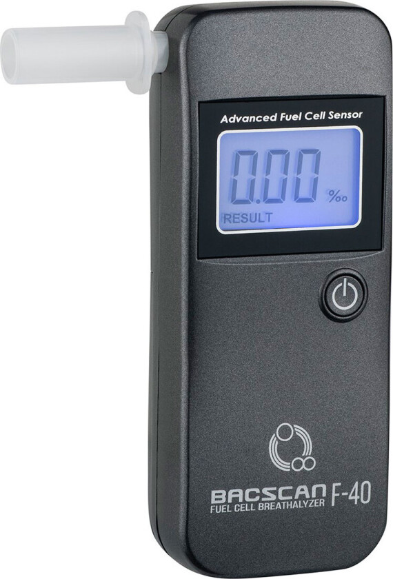 F-40 alkoholmeter 0 - 4% Grå
