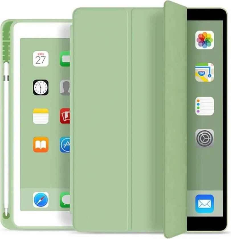 Tech-Protect iPad 10.2" (2021 / 2020 / 2019) Tech-Protect SC Tri-fold Deksel - Cactus Green
