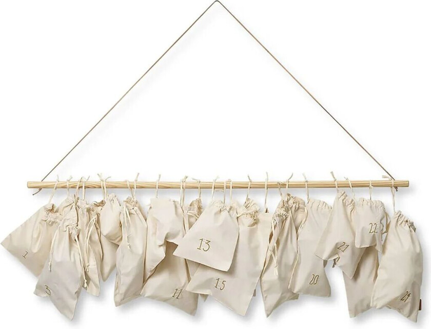 Christmas Countdown julekalender off white
