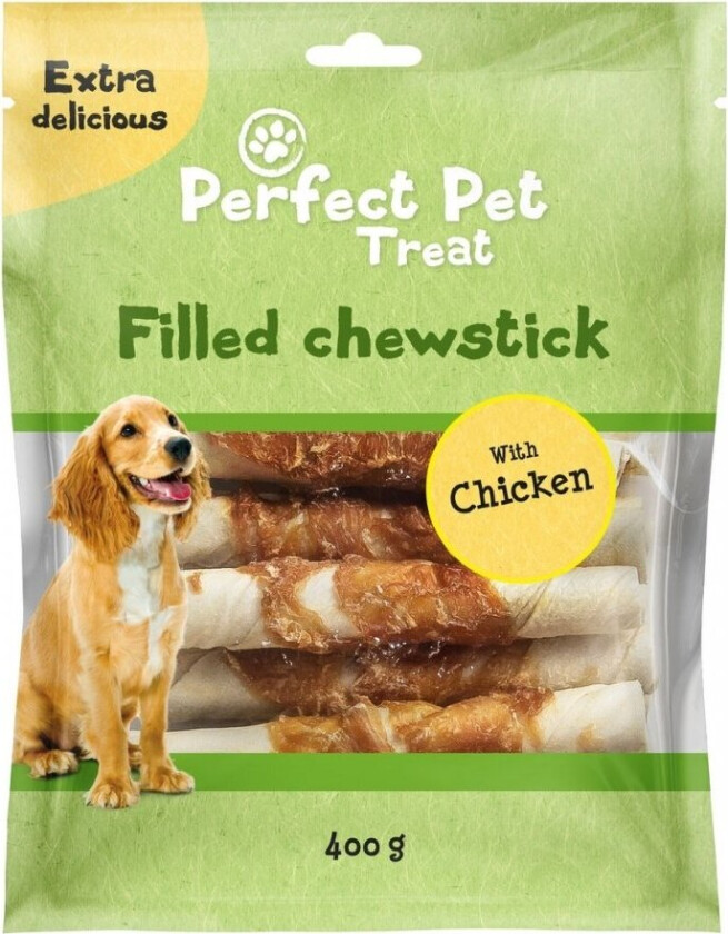 Perfect Pet Fylld Tuggpinne med Kyckling 13 cm (400 g)
