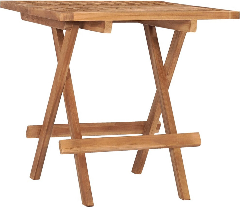 Sammenleggbart hagebord 50x50x50 cm heltre teak