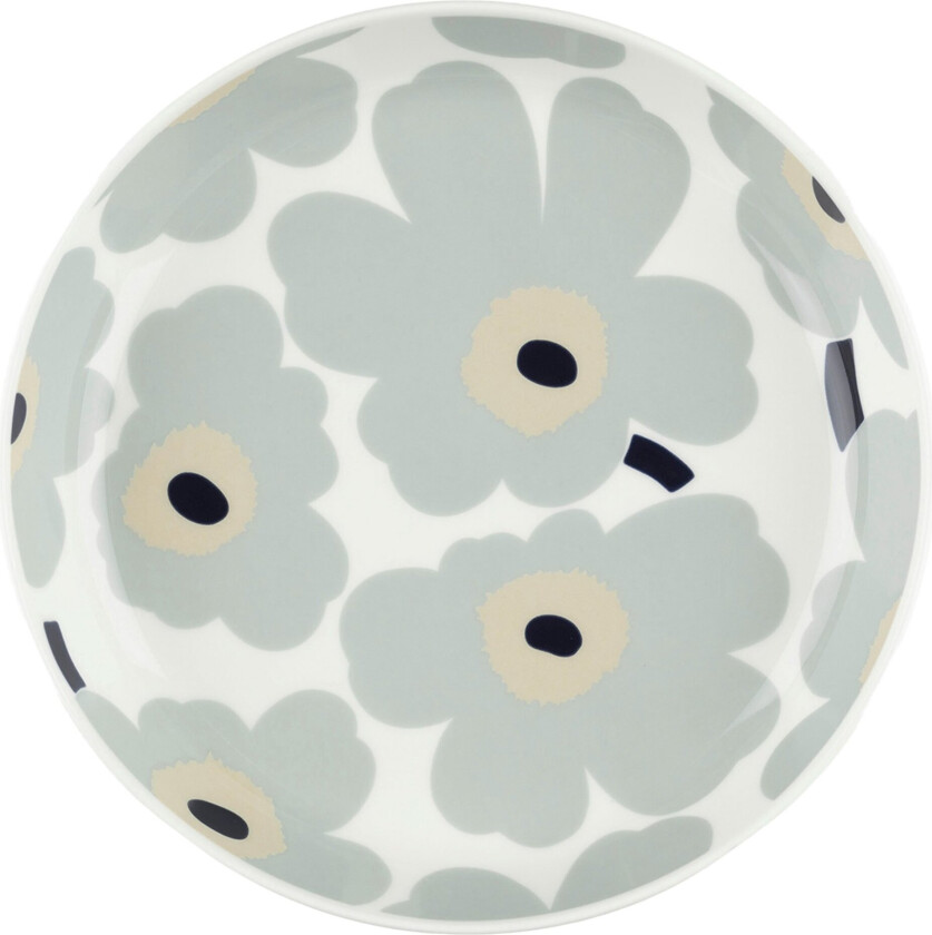 Unikko tallerken Ø20,5 cm White-light grey-sand-dark blue