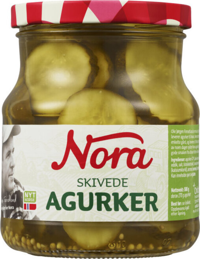 Nora Skivede Agurker 580g