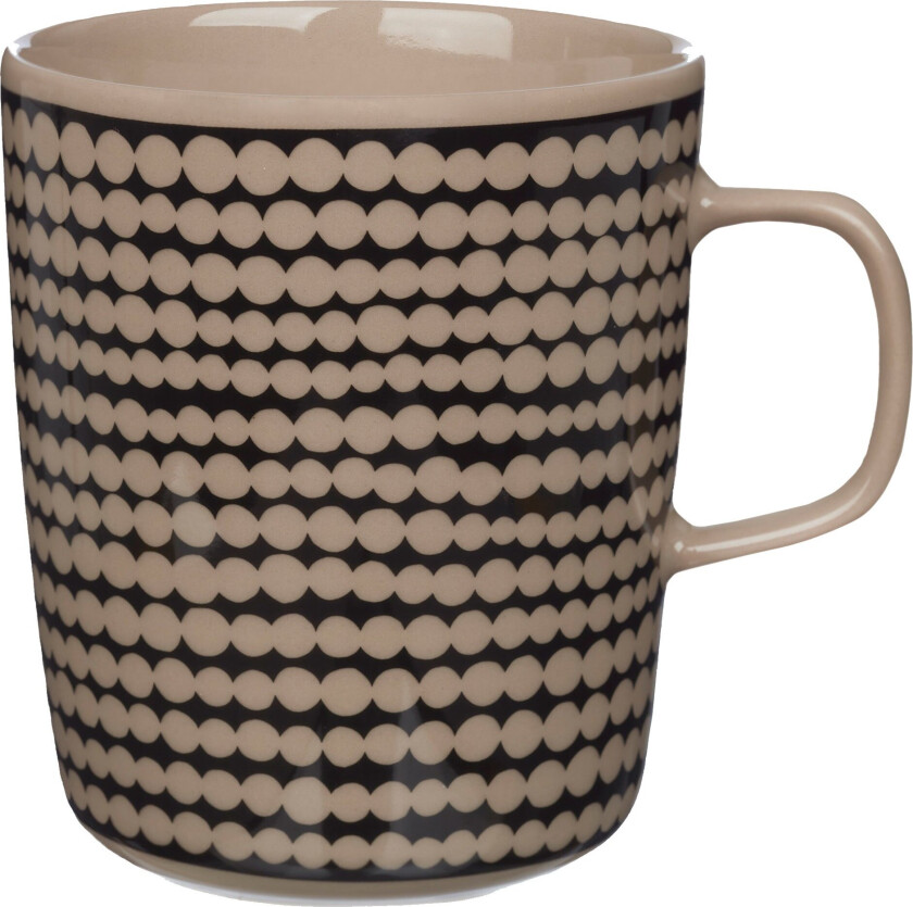 Räsymatto kopp 25 cl Terra-svart