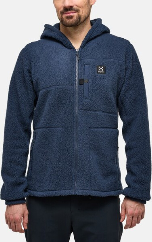 Men's Malung Pile Hood Tarn Blue S, Tarn Blue