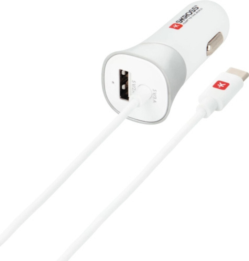 SKross 2.900618 Universal Silver, White Cigar Lighter Auto