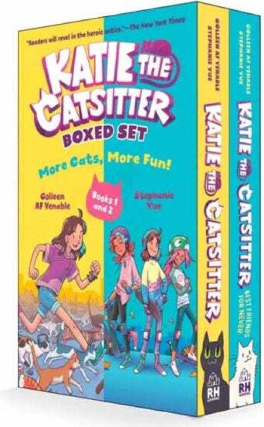 Katie the Catsitter: More Cats, More Fun! Boxed Set (Books 1 and 2) av Colleen AF Venable, Stephanie Yue