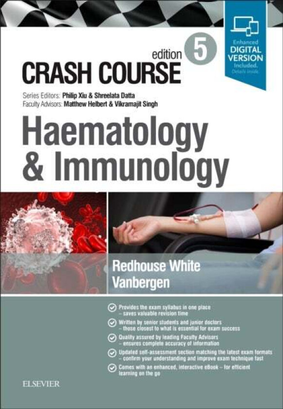 Crash Course Haematology and Immunology av Gus Redhouse BSc (Hons) (Medical Student University of Leicester UK) White, Olivia (Clinical Fellow in Anae