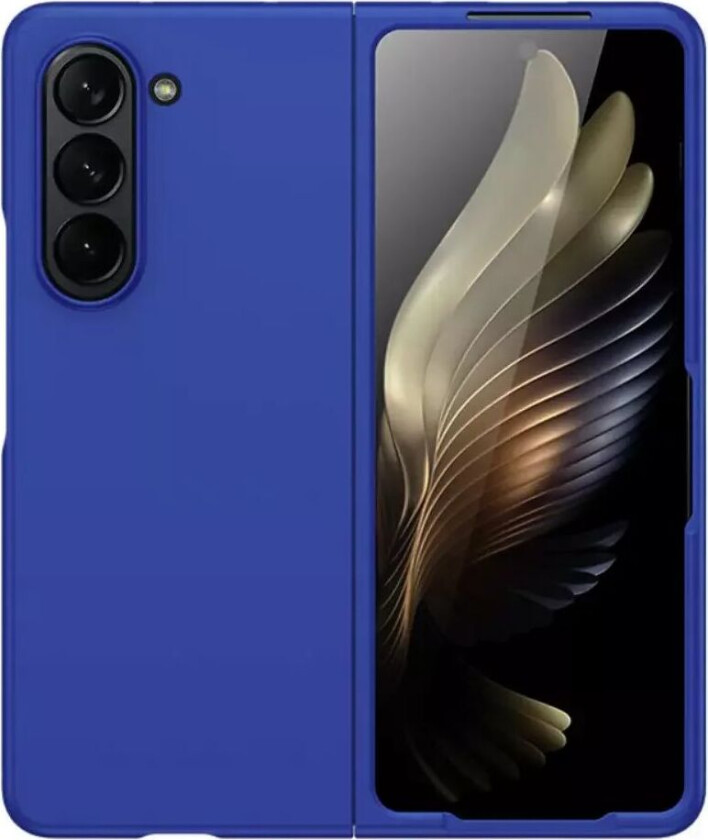 Samsung Galaxy Z Fold5 (5G) Hard Plast Bakdeksel - Mørke Blå