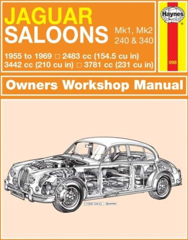 Jaguar MkI & II, 240 & 340 (55 - 69) Haynes Repair Manual av Haynes Publishing