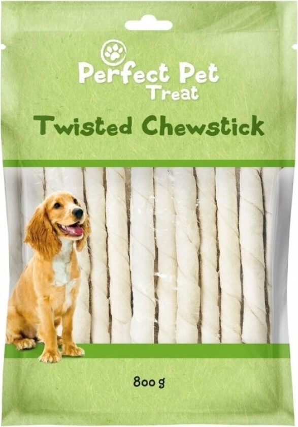 Perfect Pet Twisted Tyggpinne 15 cm 50-pack
