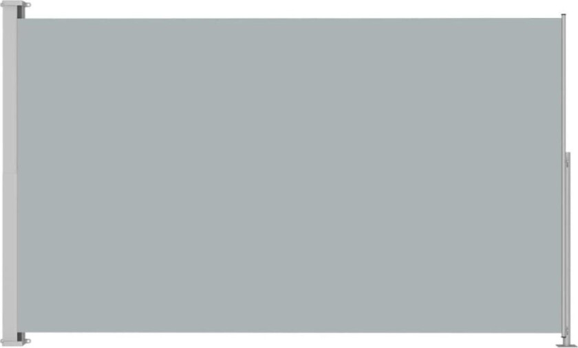 Uttrekkbar sidemarkise 180x300 cm grå