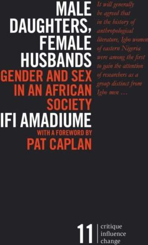 Male Daughters, Female Husbands av Ifi (Dartmouth College USA) Amadiume