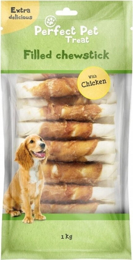 Perfect Pet Fylld Tuggpinne med Kyckling 13 cm (1 kg)