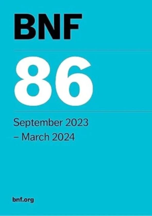 British National Formulary (BNF 86) av Joint Formulary Committee