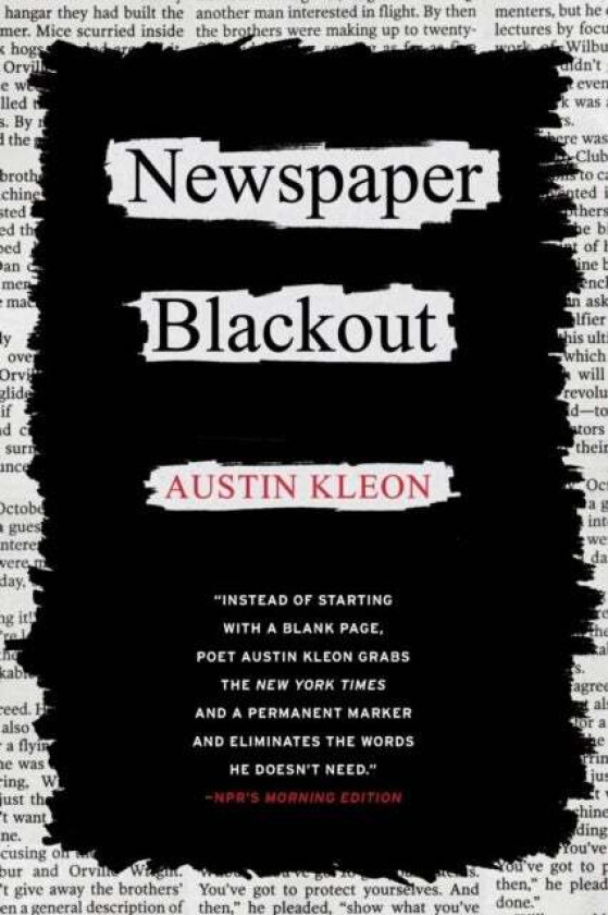 Newspaper Blackout av Austin Kleon