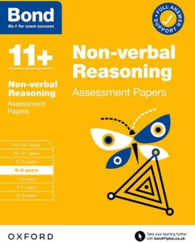 Bond 11+: Bond 11+ Non-verbal Reasoning Assessment Papers 8-9 years av Andrew Baines