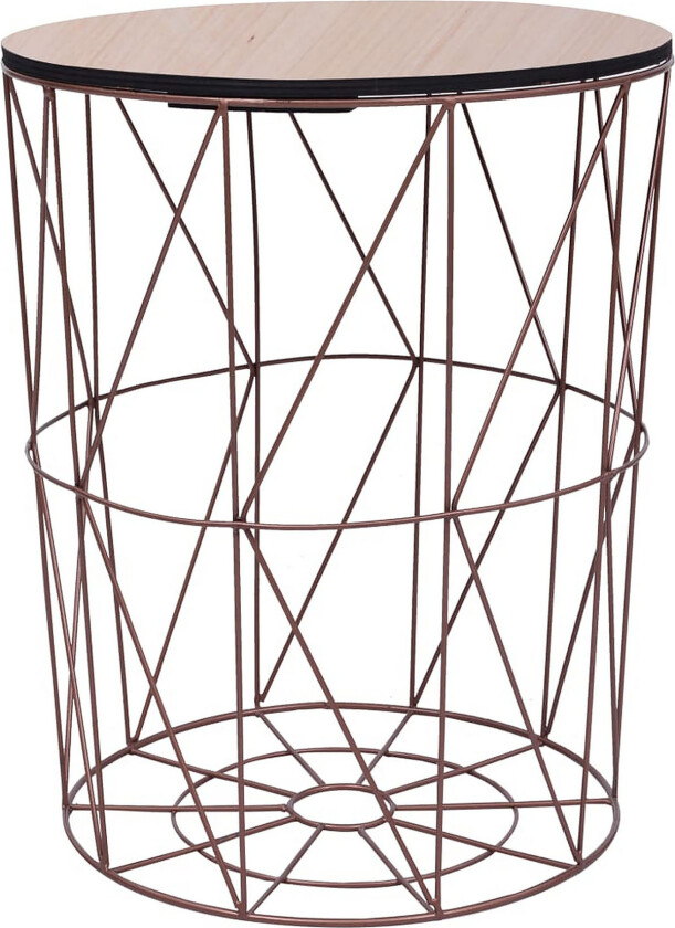 Salongbord kobber Ø 47 cm