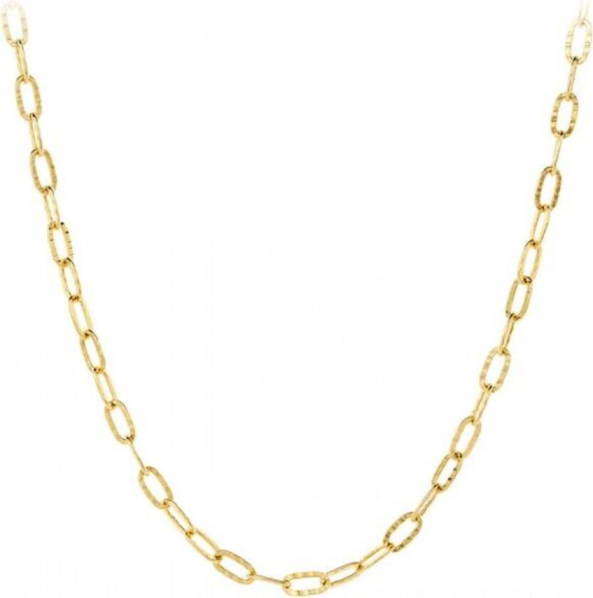 Alba Forgylt Sølv Halskjede N-719-GP