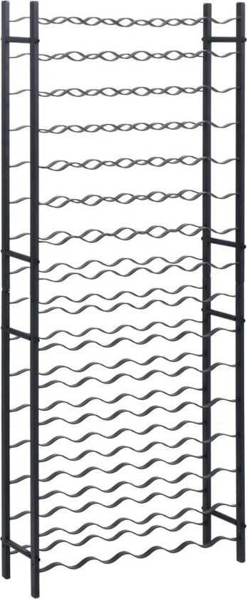 Bilde av Vinstativ for 96 flasker svart jern