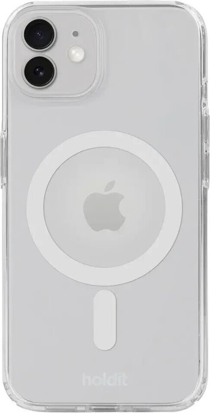 Holdit iPhone 12 / 12 Pro MagSafe Deksel - Transparent / White