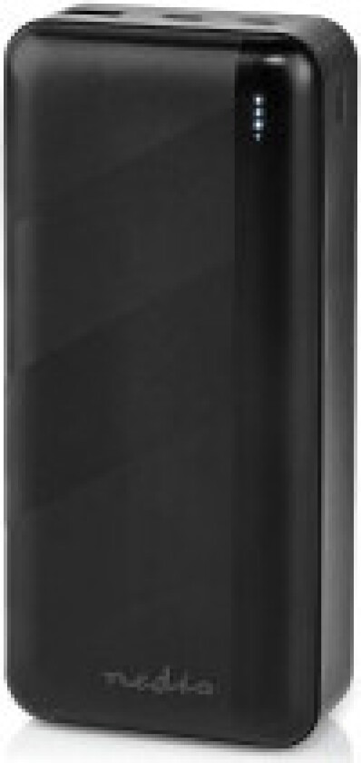 Power Bank | 30000 mAh | 1.5 / 2.0 / 3.0 A | Antall utganger: 2 | Utgangstilkobling: 1x USB-A / 1x USB-C | Inngangstilkobling:
