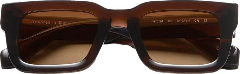 05 Brown Solbriller Brun  unisex