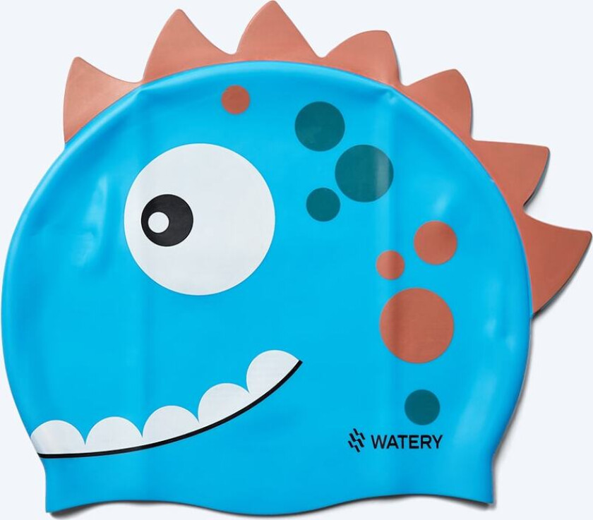 badehette til barn - Dashers - Dino (Lyseblå)