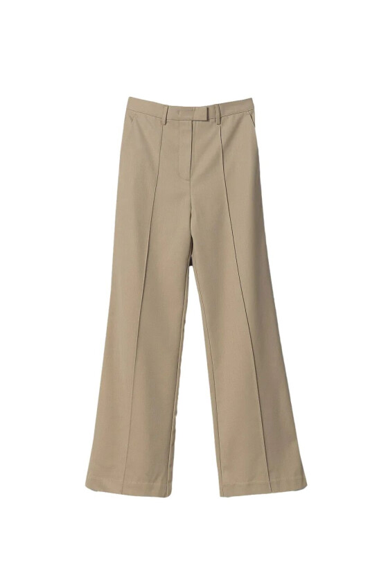 Fwss Tailored Wool Flares Dressbukse Beige  female M