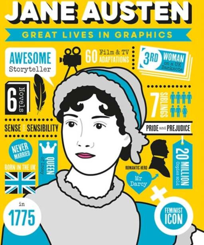 Great Lives in Graphics: Jane Austen av GMC Editors