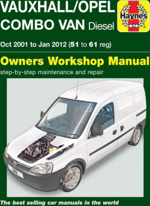 Vauxhall/Opel Combo Diesel Van (Oct 2001 to Jan 2012) 51 to 61 Haynes Repair Manual av Martynn Randall