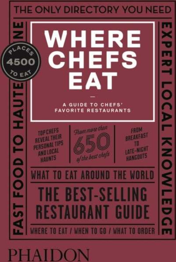 Where chefs eat av Evelyn Chen, Natascha Mirosch, Joshua David Stein, Joe Warwick