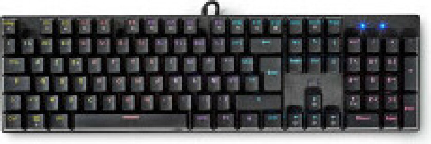 Wired Gaming Keyboard | USB Type-A | Mekaniske Nøkler | LED | AZERTY | FR Layout | USB-Strøm | Strømkabel lengde: 1.50 m | Gamin