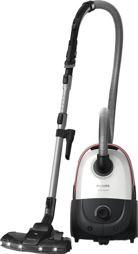 6000 posestøvsuger XD6122/12 (arktisk hvit)