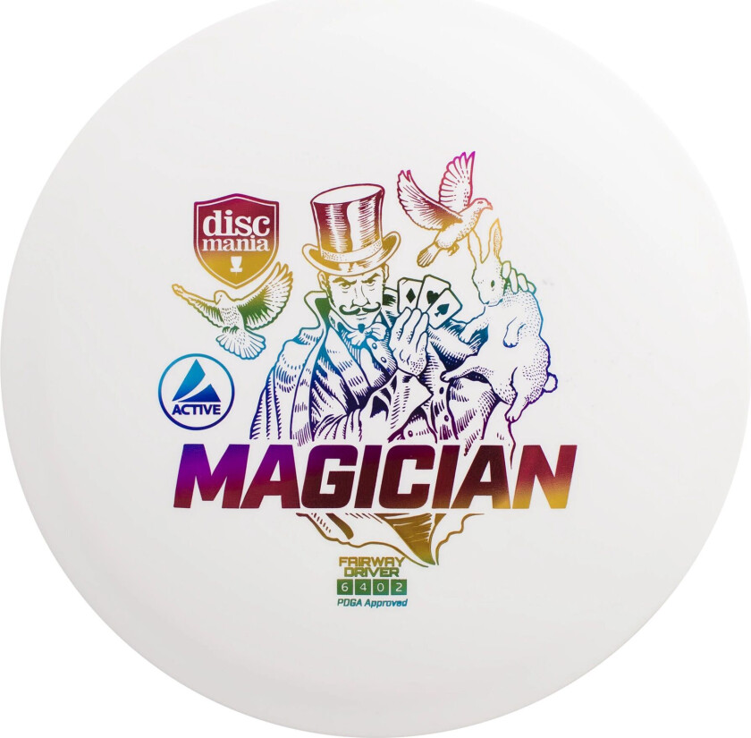 Active Driver Magician White, driver frisbeegolf White