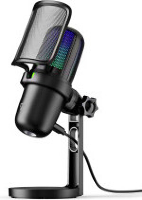 Spillmikrofon | Brukes til: Notisbok / Skrivebord | USB Type-A | Av/på-bryter | POP Filter