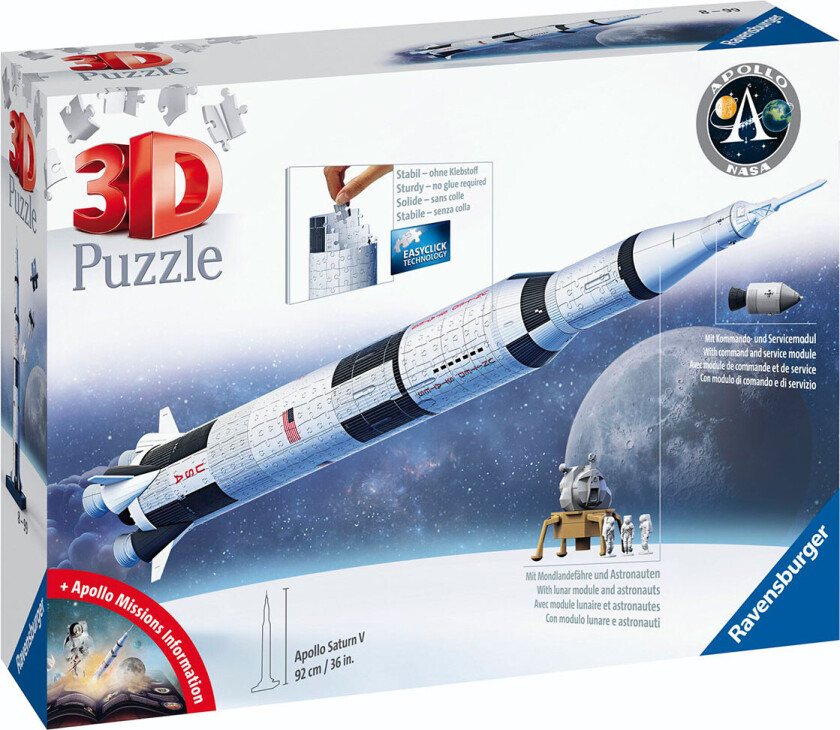 Bilde av Puslespill 440 Apollo Saturn V Rocket