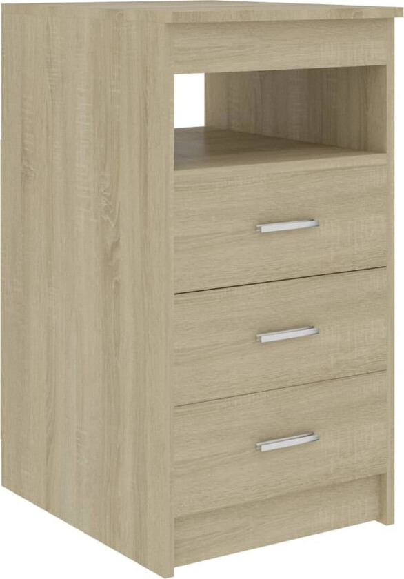 Kommode sonoma eik 40x50x76 cm konstruert tre