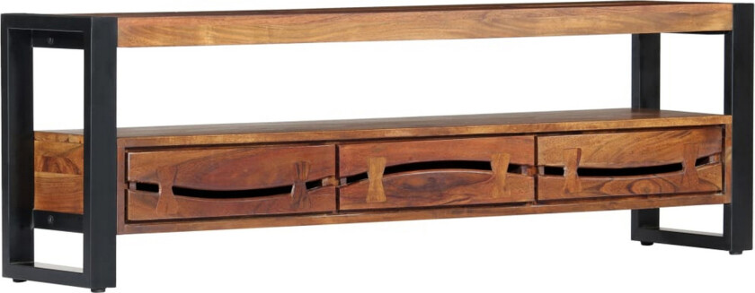 TV-benk 140x30x45 cm heltre akasie