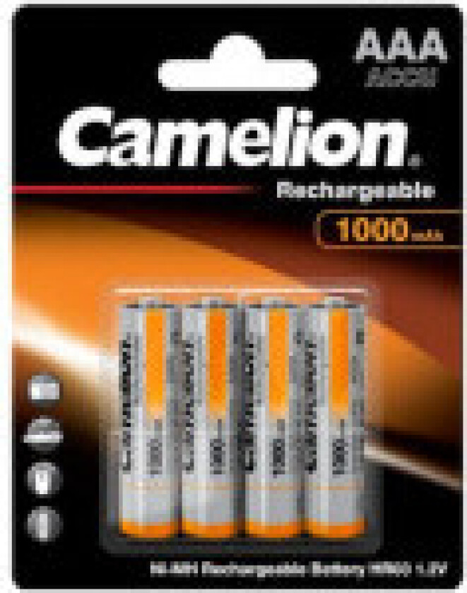 Oppladbare batterier Camelion AAA Micro 1000mAH