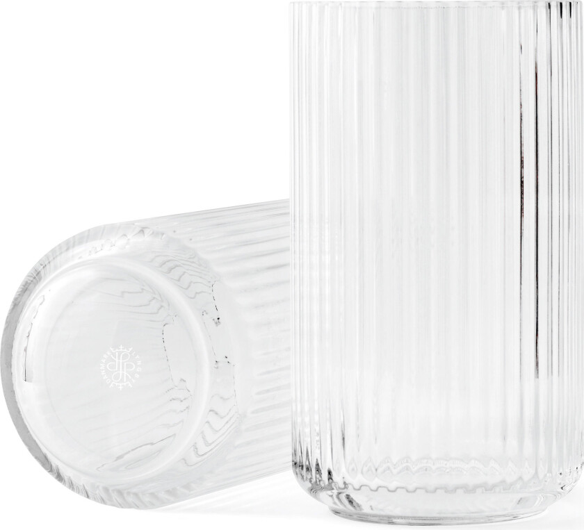 Lyngby vase glass klar 38 cm