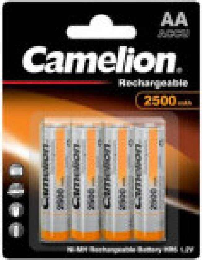 Oppladbare batterier Camelion AA Mignon 2500mAH
