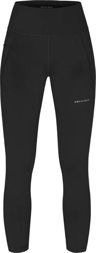 Women's Flattering High Waist 7/8 Tights XXL, Black