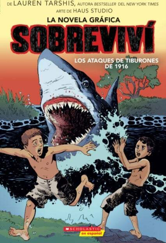 Sobrevivi los ataques de tiburones de 1916 (Graphix) (I Survived the Shark Attacks of 1916) av Lauren Tarshis