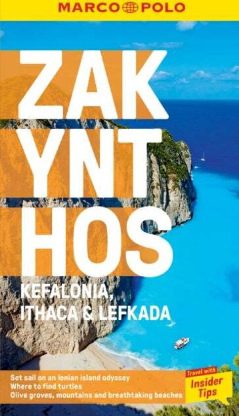Zakynthos And Kefalonia Marco Polo Pocket Travel Guide - With Pull Out Map Av Marco Polo