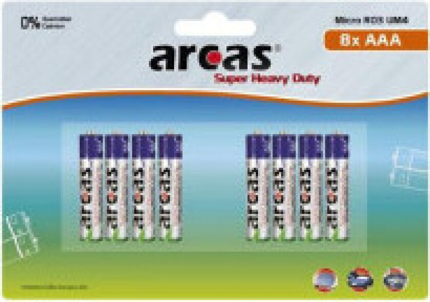 Batteri Arcas R03 Micro AAA